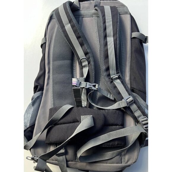 New Moutaintop Outdoor Adventure Travel 40L Backpack Black Gray with Rain Sheild - Picture 7 of 16